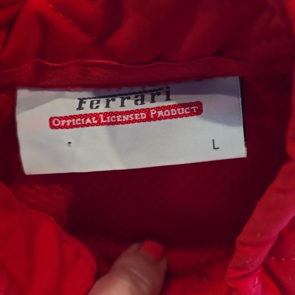 Ferrari Red Vest and Black Jacket Combo - Picture 3 of 6